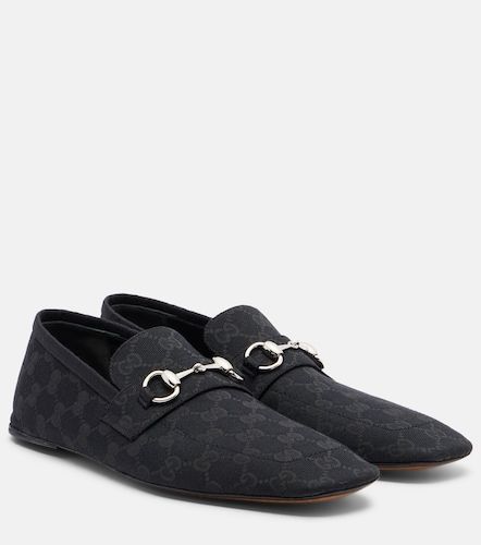 Mocassini Horsebit in canvas GG - Gucci - Modalova