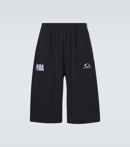 X NBA shorts de algodón con logo - Balenciaga - Modalova
