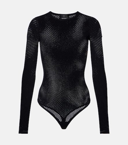 Open-knit wool-blend bodysuit - Wardrobe.NYC - Modalova