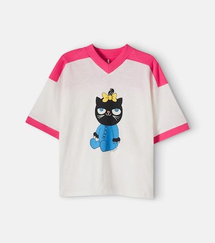 Camiseta Cat de jersey de algodón - Mini Rodini - Modalova