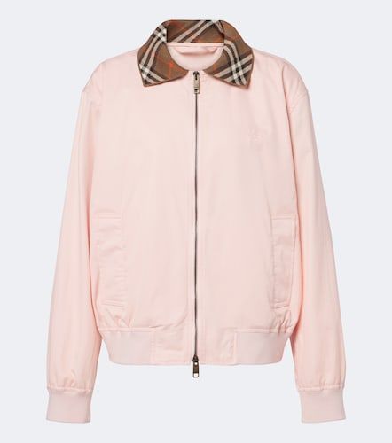 Check cotton blouson jacket - Burberry - Modalova
