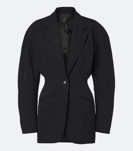 Virgin wool grain de poudre blazer - Mugler - Modalova