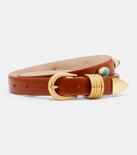 Hollyhock embellished leather belt - Dehanche - Modalova