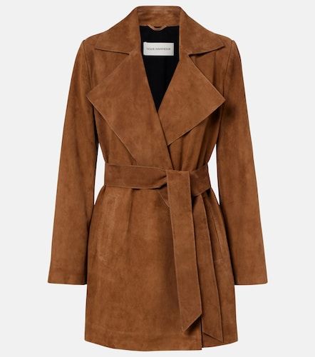 Nour Hammour Kerry suede coat - Nour Hammour - Modalova