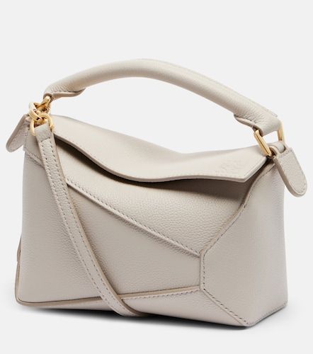 Puzzle Edge Mini leather top-handle bag - Loewe - Modalova