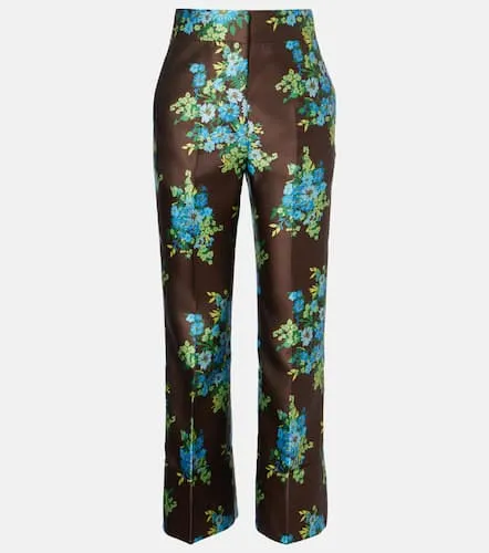 AlÃ©mais Floral satin bootcut pants - Alemais - Modalova