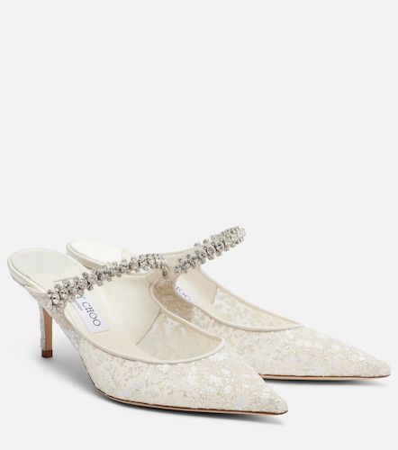 Mules Bing con pelle e cristalli - Jimmy Choo - Modalova