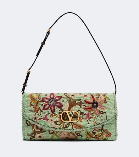DeVain Small beaded floral shoulder bag - Valentino Garavani - Modalova