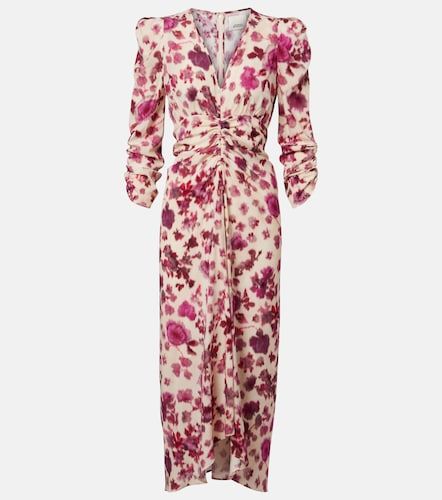 Abito midi Albini in misto seta con stampa - Isabel Marant - Modalova