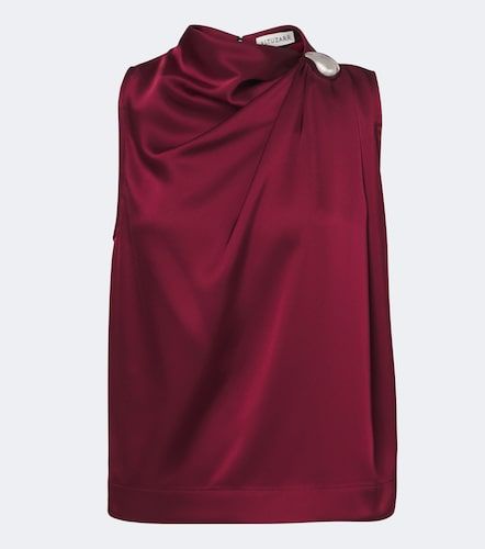 Top Alden de satén drapeado - Altuzarra - Modalova