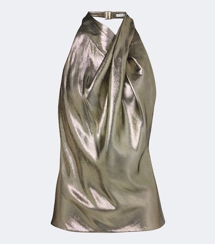 Balmain Top aus einem Seidengemisch - Balmain - Modalova