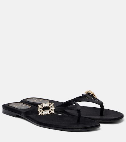 Sandali infradito in satin - Roger Vivier - Modalova