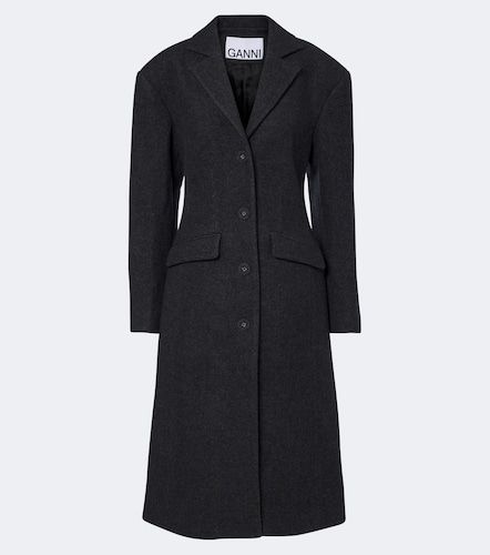 Ganni Wool and cashmere-blend coat - Ganni - Modalova