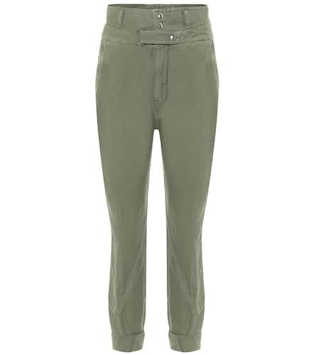 Pantaloni a vita alta in cotone - Frame - Modalova