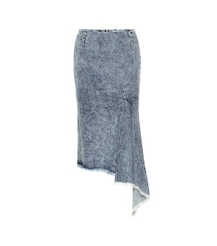 Asymmetric denim midi skirt - Balenciaga - Modalova