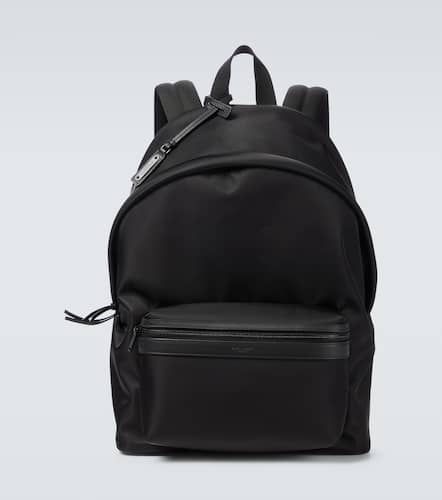 Nylon and leather City backpack - Saint Laurent - Modalova