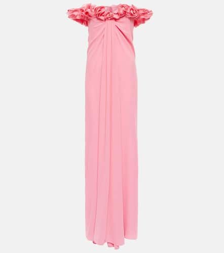 Off-shoulder silk georgette gown - Giambattista Valli - Modalova