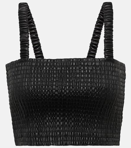 Top raccourci White Label en cuir synthétique - Proenza Schouler - Modalova