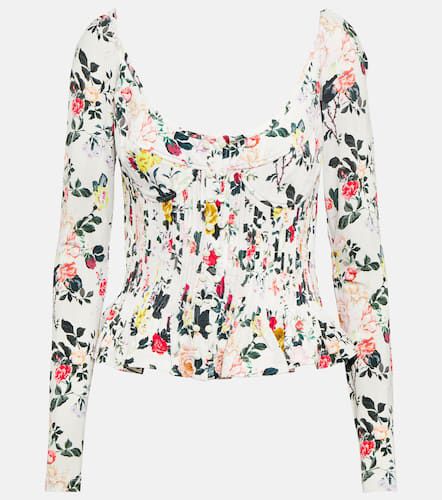 Rabanne Floral peplum top - Rabanne - Modalova