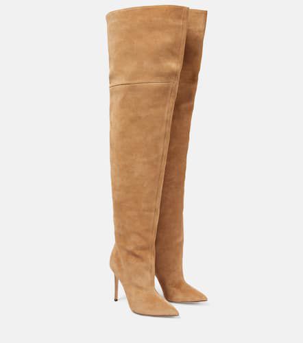 Suede over-the-knee boots - Paris Texas - Modalova