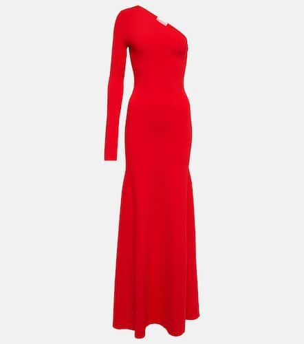 Knitted one-shoulder maxi dress - Victoria Beckham - Modalova