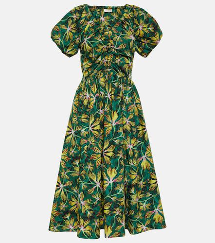 Cecile floral cotton poplin midi dress - Ulla Johnson - Modalova