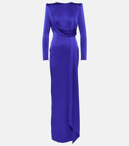 Vestido de fiesta de satén drapeado - Alex Perry - Modalova