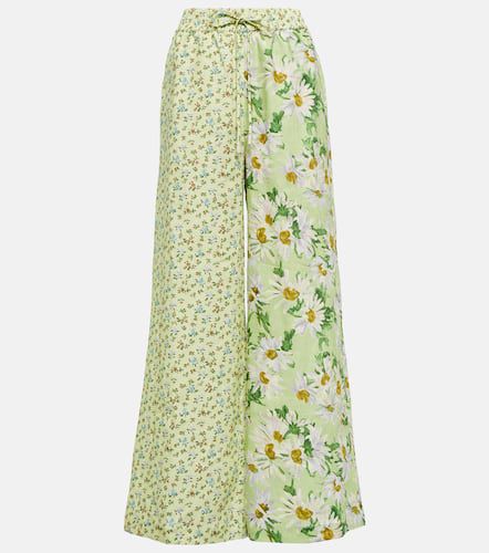 AlÃ©mais Floral wide-leg linen pants - Alemais - Modalova