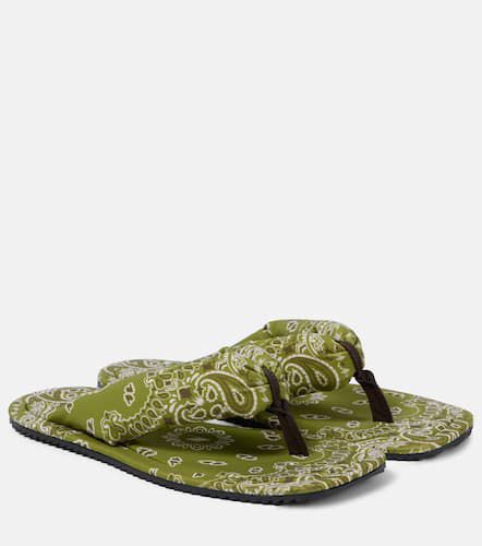 Indie bandana printed thong sandals - The Attico - Modalova