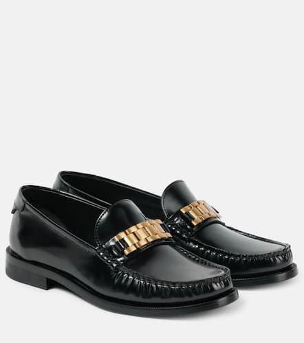 Chain leather loafers - Victoria Beckham - Modalova