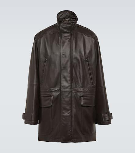 Balenciaga Leather parka - Balenciaga - Modalova