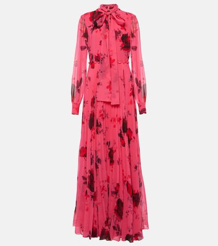 Erdem Floral tie-neck voile gown - Erdem - Modalova