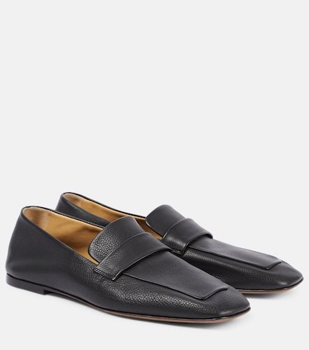 The Row Square leather loafers - The Row - Modalova