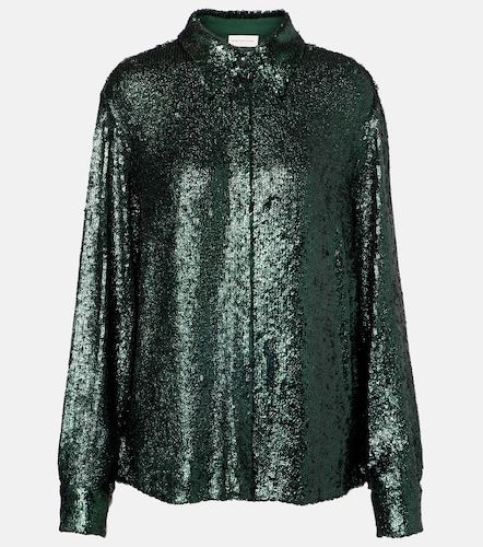 Camicia con paillettes - Dries Van Noten - Modalova