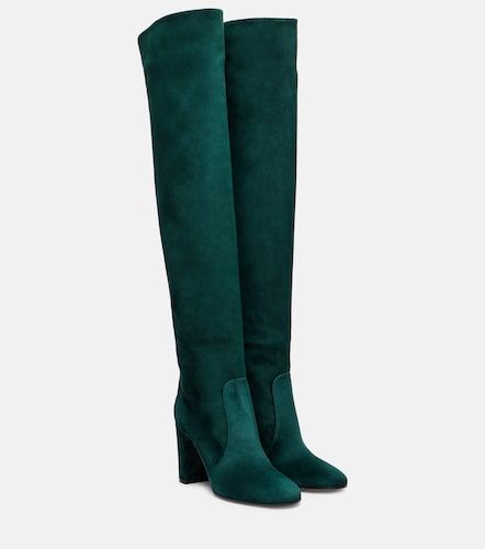 Botas mosqueteras de ante - Gianvito Rossi - Modalova