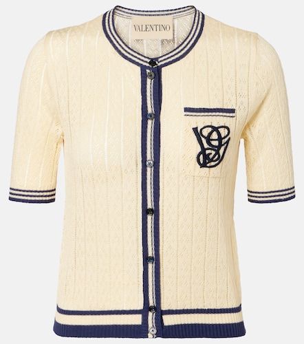 Cardigan aus einem Leinengemisch - Valentino Garavani - Modalova