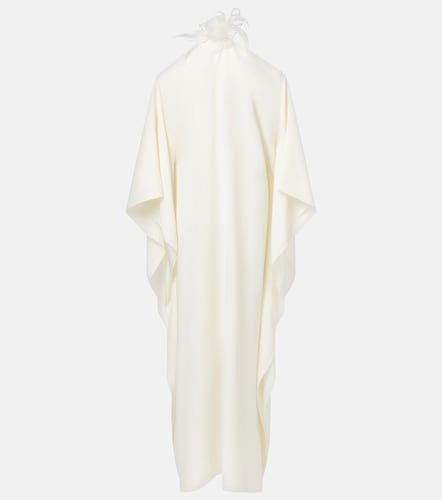 Abito lungo off-shoulder con piume - Taller Marmo - Modalova