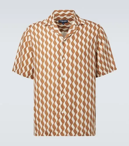 Roberto printed linen shirt - Frescobol Carioca - Modalova