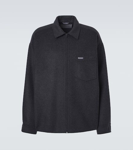 Hemdjacke aus einem Wollgemisch - Balenciaga - Modalova