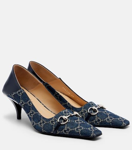 Gucci Vittoria GG denim pumps - Gucci - Modalova
