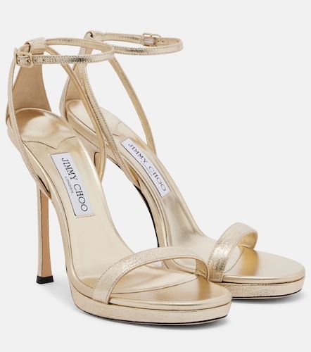 Moza leather platform sandals - Jimmy Choo - Modalova