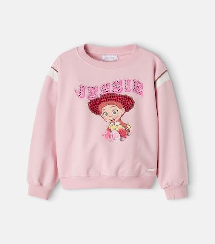 Sudadera en mezcla de algodón estampada - Monnalisa - Modalova