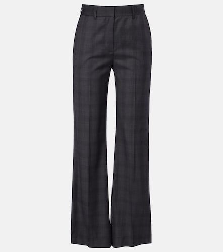 Lundy checked virgin wool flared pants - Blaze Milano - Modalova