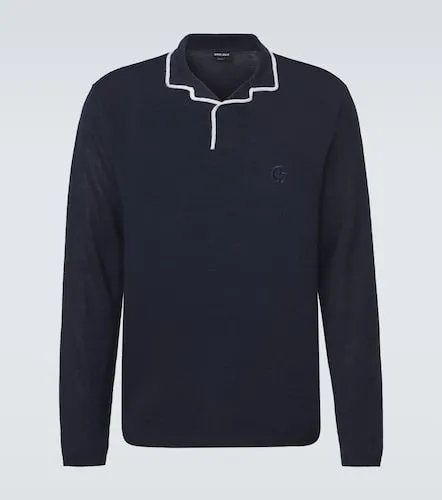 Giorgio Armani Polo de lino y seda - Giorgio Armani - Modalova