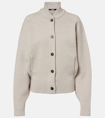 Lavande wool-blend cardigan - Jacquemus - Modalova