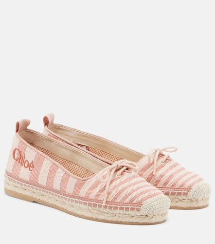 Chloé Espadrillas in canvas a righe - Chloe - Modalova