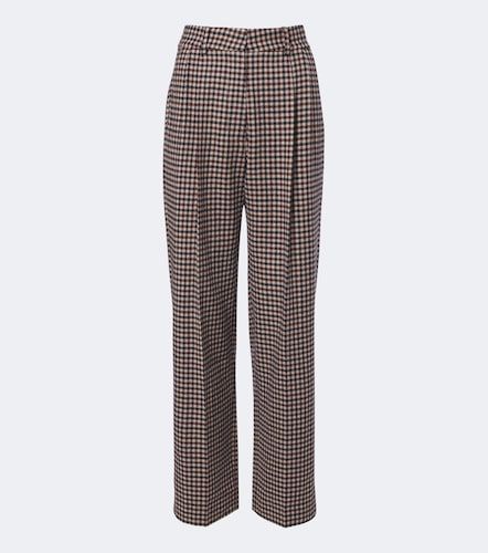Fox checked wool and cashmere straight pants - Blaze Milano - Modalova