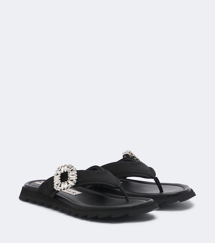 Slidy Viv' embellished thong sandals - Roger Vivier - Modalova