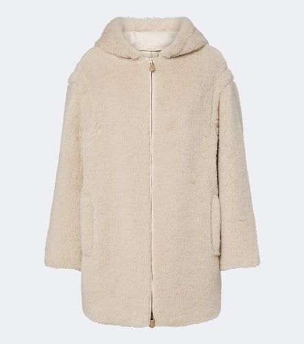 Abrigo de alpaca, lana y seda con cremallera - Max Mara - Modalova