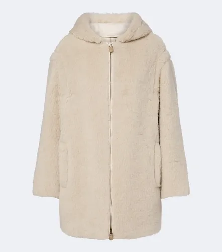 Abrigo de alpaca, lana y seda con cremallera - Max Mara - Modalova